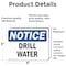 Signmission Drill Water, 5 in W x Rectangle, Vinyl Decal OS-2PACK-NS-D-35-L-11544 - alternate 6